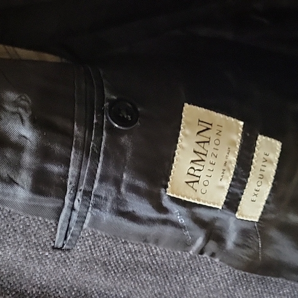 Armani Collezioni jacket size 40R charcoal - Picture 4 of 15
